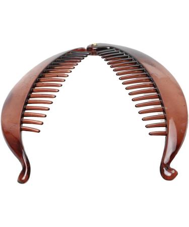 zalati Banana Hair Clips Vintage Fish Shape Round Edges Clips Grip Slide ong Clamp for Hair Styling Tie - Buy Online on SooperMarket.com