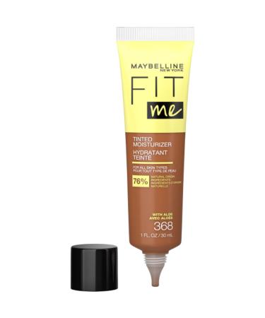 Maybelline Fit Me Tinted Moisturizer  Natural Coverage  Face Makeup  368  1 Count 368 1 Fl Oz (Pack of 1)