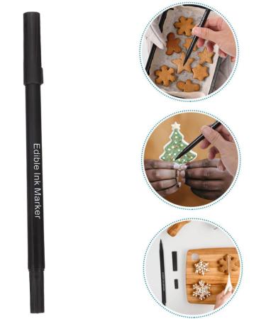 HOLIDYOYO 3pcs Food Coloring Pens Double Sided Edible Metallic Markers Food Shimmering Color Pens for Cookie Cake Cupcake - Buy Online on SooperMarket.com