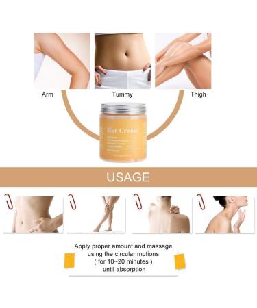 Organic Anti Cellulite Cream 250g for Skin Tightening and Fat Burning - Buy Online on SooperMarket.com