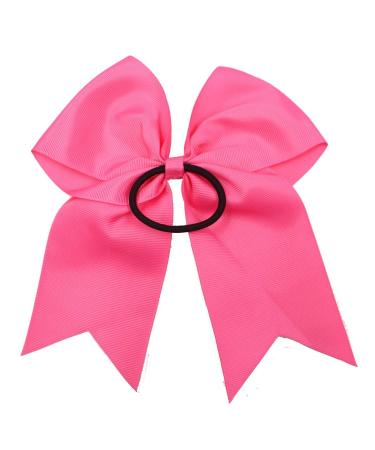 JOYOYO 20Pcs 8 Large Cheer Bows for Girls - Grosgrain Ribbon Elastic Hair Tie Bands - 20 Colors - Buy Online on SooperMarket.com