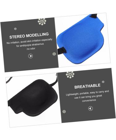 BCOATH 6 Pcs Single Eye Mask Small Eye Protector Eye Patches Boys Lazy Eye Patch Soft Eye Polyester - Buy Online on SooperMarket.com