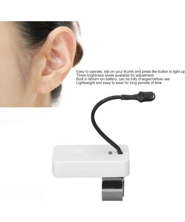 LED Ear Pick Lamp - USB Rechargeable Multifunction 3 Speeds Ear Wax Removal Tool for Ear Cleaning (White) - Buy Online on SooperMarket.com