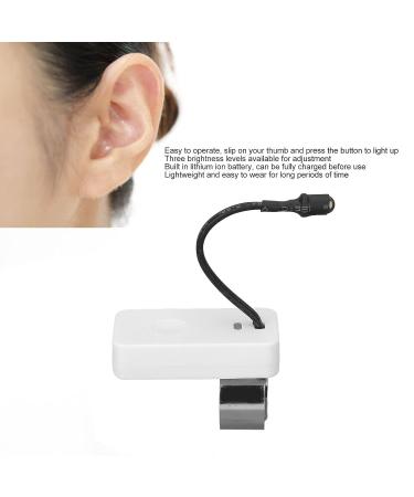 ANGGREK LED Ear Pick Lamp - USB Rechargeable, 3 Speeds, Ear Cleaning Tool (White) - Buy Online on SooperMarket.com