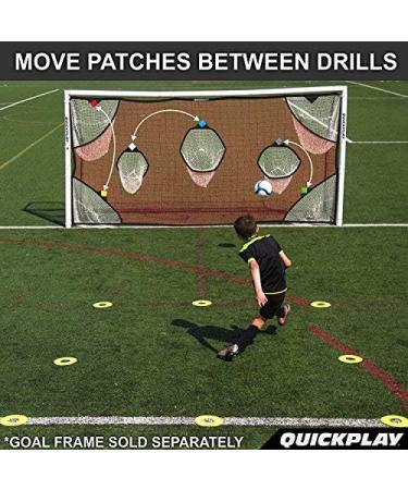 QuickPlay PRO Soccer Goal Target Net - 12x6' with 7 Scoring Zones for Shooting Practice - Buy Online on SooperMarket.com