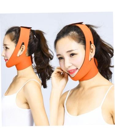 Face Slimming Strap Facial Slimming Mask Double Chin Reducer for Women Thin Neck Facelift Orange Red - Buy Online on SooperMarket.com