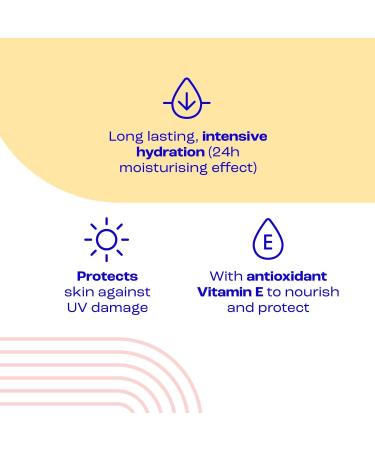 E45 SPF 30 Face Moisturiser for Dry, Sensitive, and Eczema Prone Skin - Hydrating SPF Day Cream 50ml - Buy Online on SooperMarket.com