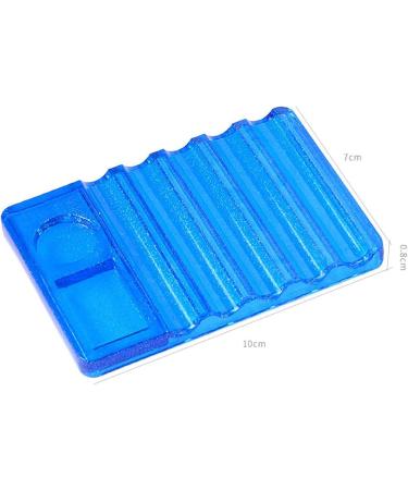 Worparsen Nail Art Palette Nail Brush Pen Holder Easy to Use for Lady Blue - Buy Online on SooperMarket.com