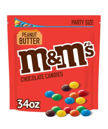 M&M's Peanut Butter - Peanut Butter - Party Pack Bag USA (963.9g - 34oz)