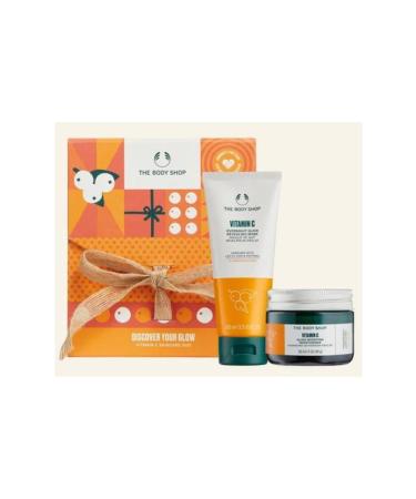 The Body Shop Discover Your Glow Vitamin C Skincare Duo - 50ml Glow Boosting Moisturiser + 100ml Overnight Mask