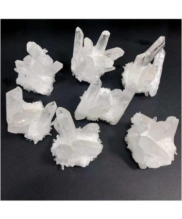 Balance Natural White Clear Crystal Cluster Quartz Crystal Health Reiki Stone Raw Point Specimen Home Decor Raw Crystal Lucky Stone Raw Stones and Minerals FUZEGRDLI - Buy Online on SooperMarket.com