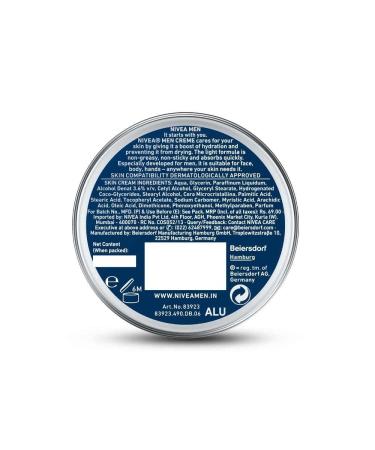 Nivea Men Moisturiser Cream 75ml - Hydrating Skincare for Men | International Shipping Available - Buy Online on SooperMarket.com