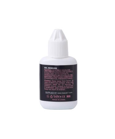 Beauty7 Eyelash Extension Remover Gel - 15ml Clear Solution for Easy Removal of Eyelashes | Perfect for Lash Lovers - Buy Online on SooperMarket.com