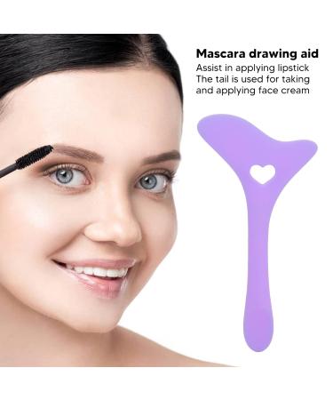 Brrnoo Silicone Stencils - Reusable Eyelash Applicator Tool & Mascara Guard Stencil in Purple | Perfect Eye Makeup Aid for Flawless Application - Buy Online on SooperMarket.com