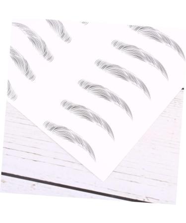 Baluue 2 Pairs Artificial Eyebrow Patch Dual-ended Eyebrow Pencil Simulation Eyebrow Clear Brow Gel Tear - Buy Online on SooperMarket.com