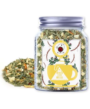 Plant Gift Moroccan Licorice Protect Eyes Tea Herbal Tea All Natural Flavors Loose Leaf Mango Pineapple Apple Orange Peel Non GMO Vegan Tea Bags Into Iced Tea & Hot Tea 70G/2.5oz - Buy Online on SooperMarket.com