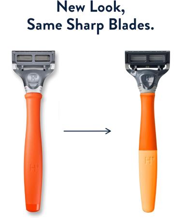 Truman Wet Shave Razor - 13 Cartridges & Blade Cover | Bright Orange | Premium International Shipping - Buy Online on SooperMarket.com