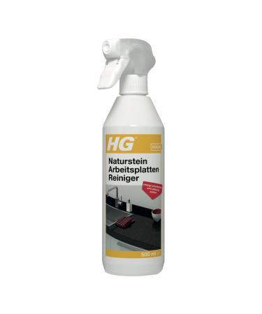 HG natural stone worktop cleaner kitchen cleaner for quartz granite and marble worktops for daily and strip-free cleaning- 3 x 500 ml (1500 ml) 500 ml (3-pack)