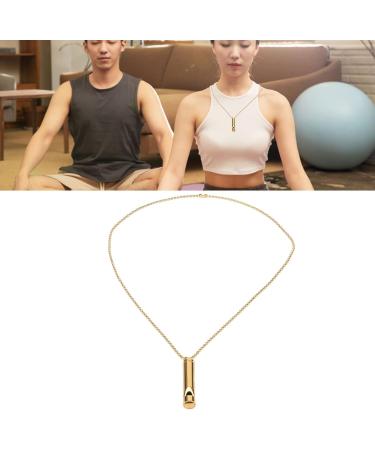 Anxiety Necklace Mindful Breathing Necklace Breathing Exercise Device for Meditation Relaxation Calming Down Slowing Breath Anxiety Relief Necklace for Anxiety Stress Panic Attack Relief(1#) - Buy Online on SooperMarket.com