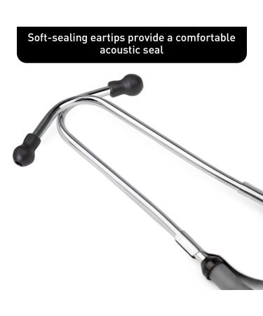 HONSUN Dual Head Stethoscope for Adults & Kids - Classic Cardiology Stethoscope for Doctors Nurses & Students - Gray - International Shipping Available - Buy Online on SooperMarket.com