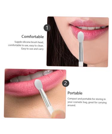 Didiseaon Lip Gloss Brush Set with Mini Cleaning Pad - Perfect for Flawless Application | International Shipping Available - Buy Online on SooperMarket.com