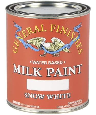 General Finishes Water Based Milk Paint 1 Quart Snow White