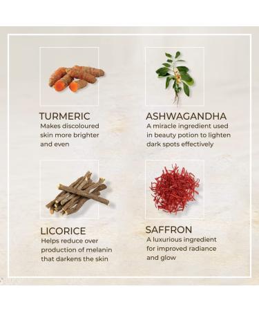 Auravedic Skin Lightening Oil 100ml with Saffron, Turmeric & Winter Cherry - Buy Online on SooperMarket.com