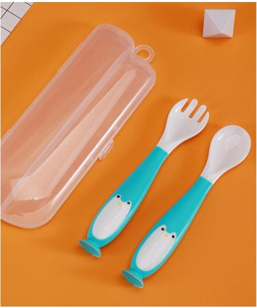 4PC Curved Baby Spoon Set - Lifine Bent Cutlery for Self-Feeding Toddlers | Ideal Baby Feeding Accessories - Buy Online on SooperMarket.com
