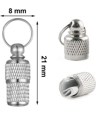 Personalized Address Tags for Dogs & Cats - 6 Pack Pet ID Pendants with Key Ring - Durable Animal Accessories - Buy Online on SooperMarket.com