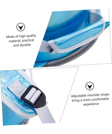 PACKOVE 1pc Pet Bag Transparent Backpack Blue Backpack Puppy Backpack Puppy Carrier Travel Space Cat Cage 35X35X17CM Blue - Buy Online on SooperMarket.com