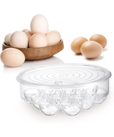 OSALADI 1pc Refrigerator Bin Clear Egg Container Transparent Organizer Storage - Buy Online on SooperMarket.com