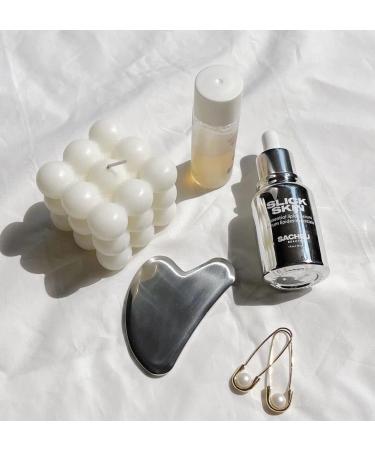 SACHEU Gua Sha Starter Kit with Slick Skin Oil - Facial Gua Sha Tools and Gua Sha Oil Bundle - Buy Online on SooperMarket.com