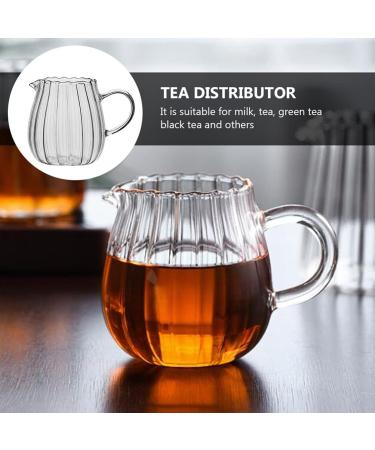 Hemoton Glass Creamer Pitcher Glass Creamer Small with Handle Tea Coffee Creamer Pitchers Dispenser Sauce Serving Pitcher Creamer Jug for Kitchen Clear Glass Creamer Pourer - Buy Online on SooperMarket.com