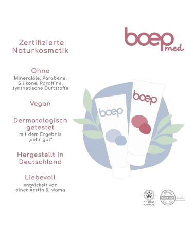 Boep Med Base Cream - Award-Winning Vegan Face Cream for Neurodermatitis & Rosacea | Certified Natural Cosmetics (50 ml) | Soothes Very Dry & Itchy Skin - Buy Online on SooperMarket.com