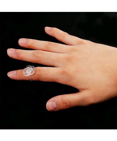 50Pcs Flower Butterfly Nail Chart Ring Set - Manicure Color Display Tool - Buy Online on SooperMarket.com