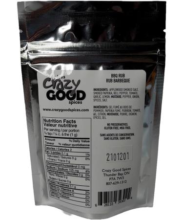 Crazy Good Spices Natural Essential Pack Certified Gluten Free From Natural Ingredients - 1 Count - BBQ Rub flavour - RUB BARBEQUE (86g) - Buy Online on SooperMarket.com