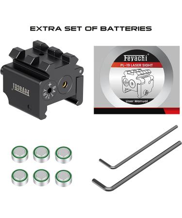 Feyachi Laser Sight - Red Dot Pistol Rifle Laser for Weaver/Picatinny Rail - Buy Online on SooperMarket.com
