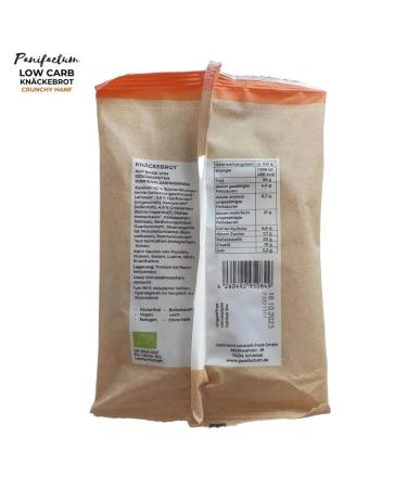 Low Carb Crunchy Hemp Crackers | Organic & Healthy Snacks | Ship Worldwide - Buy Online on SooperMarket.com