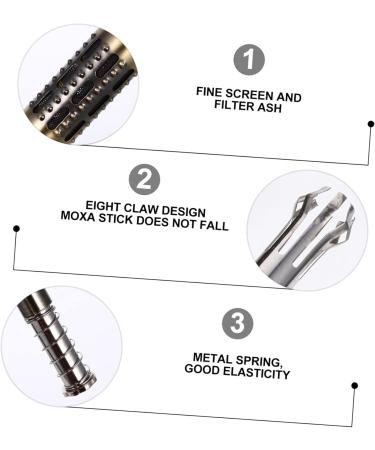 Buy Gatuida Moxa Stick Set | Copper Moxibus Tuner & Roller for Acupuncture Massage - International Shipping Available - Buy Online on SooperMarket.com