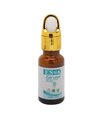 Ear Care Solution ANGGREK 20ml Ear Care Solution Refreshing Mild Ear Care Fluid Portable Ear Drop Liquid for Tinnitus Ear Canal Blockage