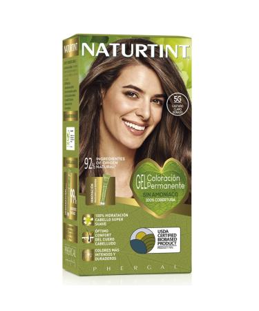 Natureint |Hair color without ammonia | high proportion of natural ingredients5G.Light golden chestnut |170ml 5G.Chestnut brown light 1 piece (1 Pack)