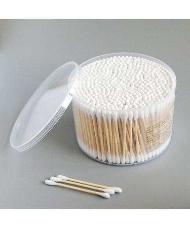 Nuobesty 500 Pcs Cotton Swabs - Double-Headed Hygienic Swabs for Ear Eyeshadow and Wound Care | International Shipping - Buy Online on SooperMarket.com