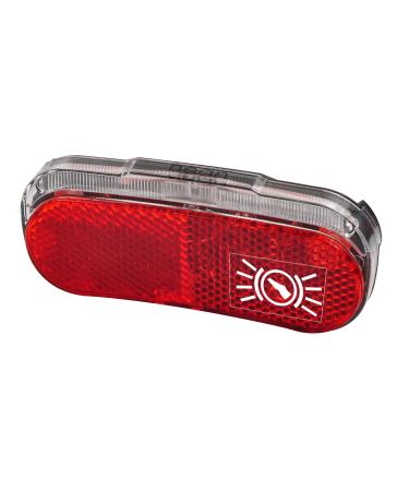 NEAN bike dynamo LED rear light with brake display rear light with reflector parking light and brake light bicycle light with StVZO approval outdoor reflecting rear lamp 5 candela red