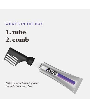 Just For Men Touch of Grey Black Hair Dye No Mix Comb-In Applicator For A Natural Salt & Pepper Look Ammonia & Peroxide Free - T55 1 Count (Pack of 1) T55 - Black - Buy Online on SooperMarket.com