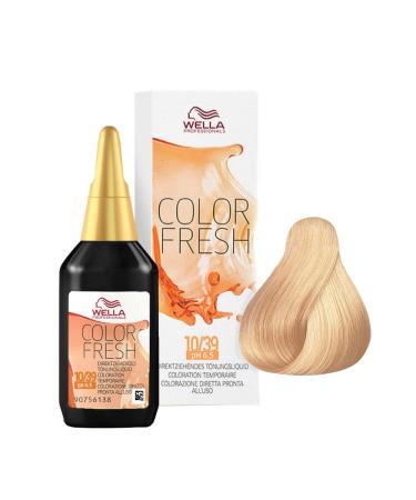 Wella Professionals Color Fresh Glanz-T nung 10/39 bright light Blond Gold-Cendre 75 ml 10/39 Hell-Lichtblond Gold-Cendr 1 piece (1 Pack)