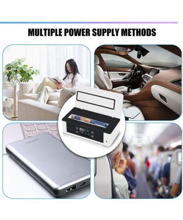 Insulin Cooler Camp Fridge Large-Capacity Medicine Cabinet Intelligent Temperature Control Multiple Power Supply Modes Suitable for Car/Travel/Aircraft - Buy Online on SooperMarket.com