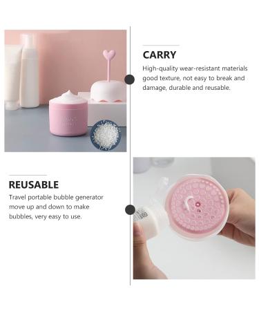 MAGICLULU Pink Facial Foam Cup - Portable Whip Bubble Maker for Cute Face Wash - Ideal Travel Facial Tool - Buy Online on SooperMarket.com