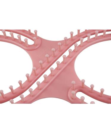 Frola 55 Wide Afghan Loom Knitting Board Weave Loom Kit - Pink | Instructions Included | 3 Projects - Buy Online on SooperMarket.com