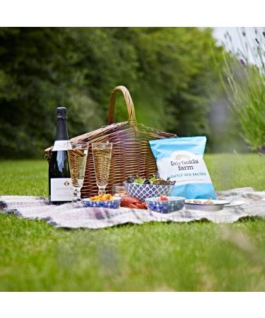 Fairfields Farm Crisps Lightly Sea Salted Hand Cooked Potato Crisps 150g | Pack of 10 - Buy Online on SooperMarket.com