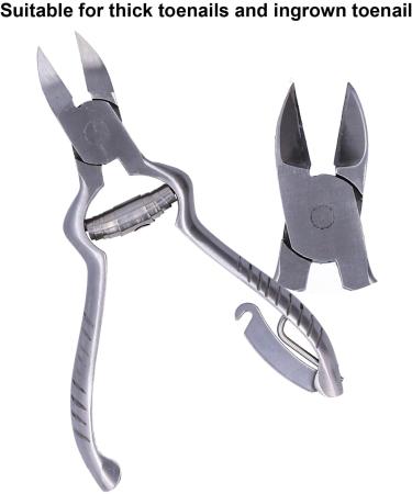 Stainless Steel Ingrown Toenails Clipper for Thick Nail Toe Nail Clippers for Thick Nail Professional Pedicure Nail Cutter for Men Women Seniors - Buy Online on SooperMarket.com